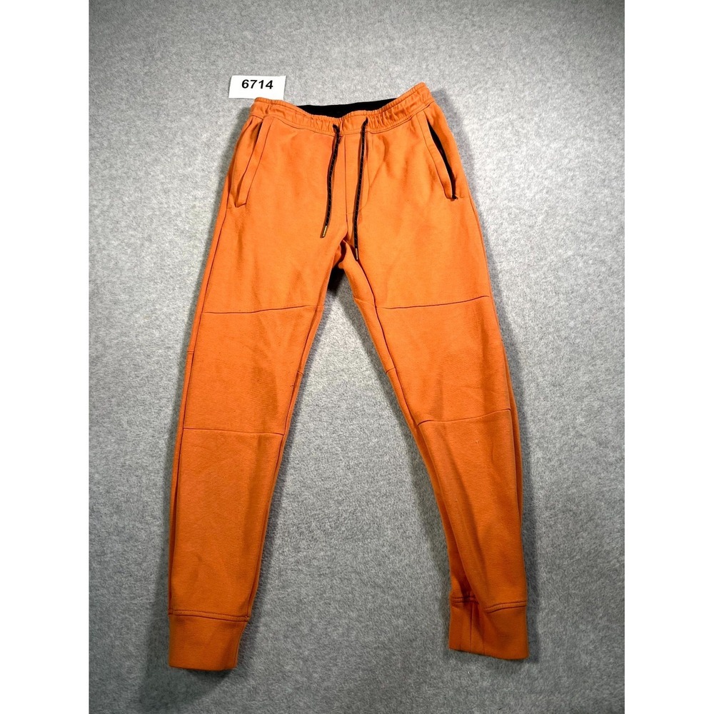 American Eagle Outfitters Jogger Pants Mens XS Canyon Orange Stretch Drawstring